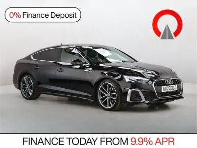 Used Audi A5 Sportback S-Line 163 HP (119 kW) 2023 Black Hatchback