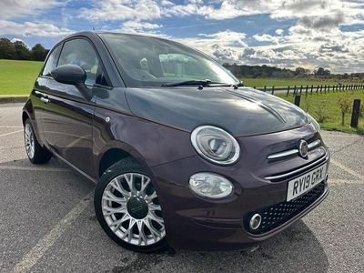 Grey/red Used 2019 Fiat 500 Collezione Hatchback | £6,295 (Fair price)