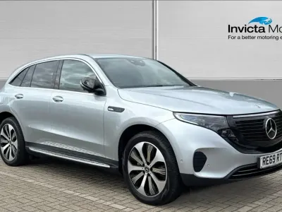 Used Mercedes EQC400 AMG Edition 1 300 kW (408 HP) 2019 High tech silver metallic SUV