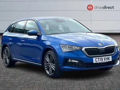 Used Skoda Scala SE 115 HP (84 kW) 2019 Blue Hatchback