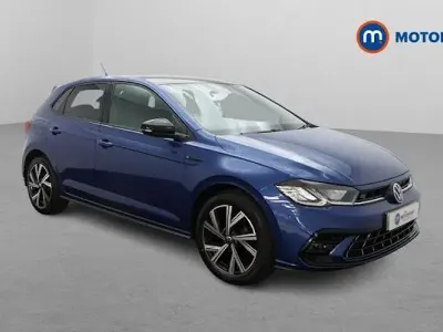 Used VW Polo R-line 95 HP (69 kW) 2024 Blue Hatchback