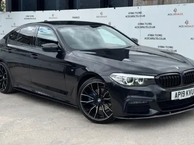 Begagnad BMW 520 M Sport 2019 Svart Sedan
