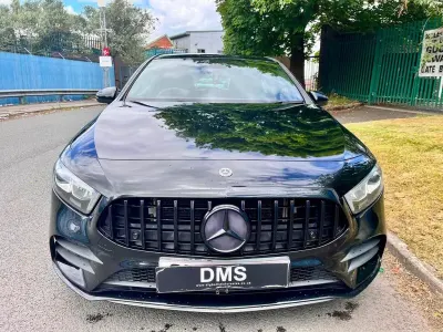 Used Mercedes A200 AMG line 2018 Black Hatchback