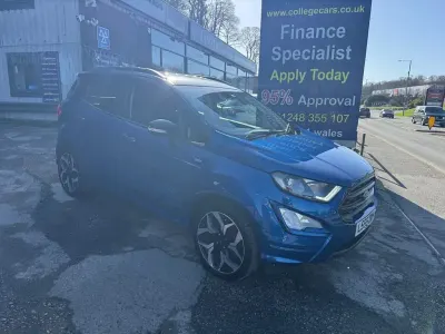 Used Ford Ecosport ST-Line 125 HP (91 kW) 2018 Blue SUV