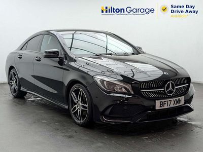 Used Mercedes CLA180 AMG line 122 HP (89 kW) 2017 Black Sedan