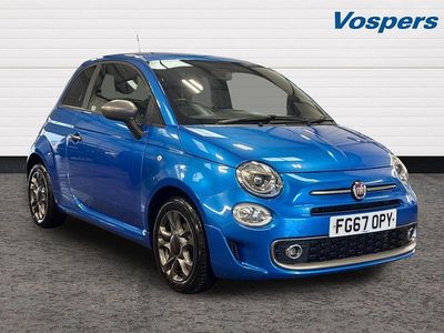 Blue Used 2017 Fiat 500 S Hatchback | £6,990 (Fair price)