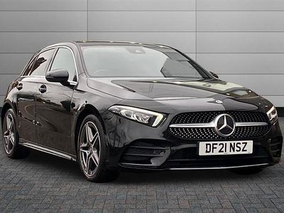 Used Mercedes A200 AMG line 150 HP (110 kW) 2021 Black Hatchback