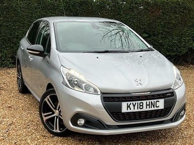 Silver Used 2018 Peugeot 208 GT-line Hatchback | £5,747 (Fair price)