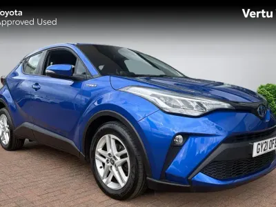 Used Toyota C-HR 122 HP (89 kW) 2021 Nebula blue (metallic paint) SUV