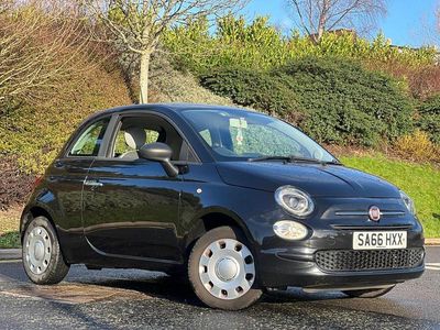 Used Fiat 500 Pop 69 HP (50 kW) 2016 Black Hatchback