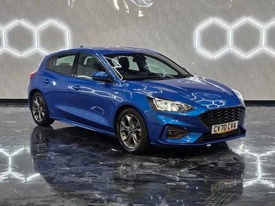 Blue Used 2020 Ford Focus ST-Line Hatchback | £11,695 (Fair price)