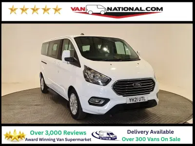 Used Ford Tourneo Custom Titanium 130 HP (95 kW) 2021 White Van