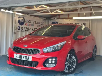 Used Kia Ceed GT-Line 134 HP (98 kW) 2018 Red Hatchback