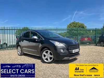 Used Peugeot 3008 Sportium 112 HP (82 kW) 2012 Black Estate