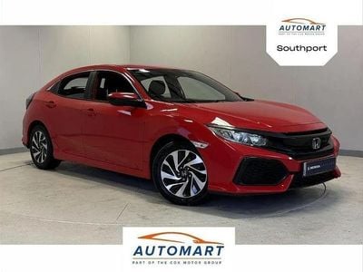 Red Used 2017 Honda Civic SE Hatchback | £8,685 (Fair price)