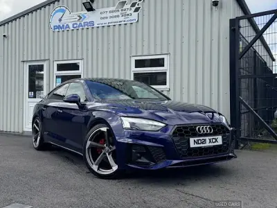 Used Audi A5 S-Line 2021 Blue Coupe