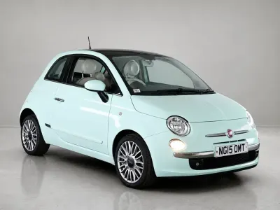 Used Fiat 500 Lounge 69 HP (50 kW) 2015 Green Hatchback