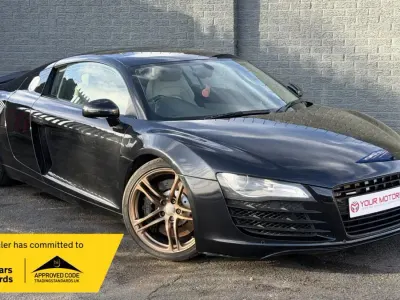Begagnad Audi R8 Coupé Advanced 420 HK (308 kW) 2008 Svart Sportkupé