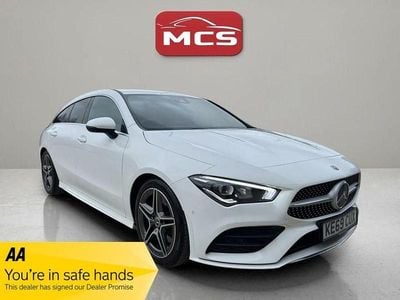 Used Mercedes CLA200 Shooting Brake AMG line 2020 White Estate