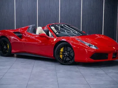 Used Ferrari 488 670 HP (492 kW) 2019 Red Cabriolet