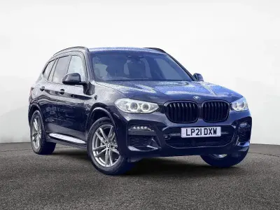 Used BMW X3 M Sport 292 HP (214 kW) 2021 Black SUV