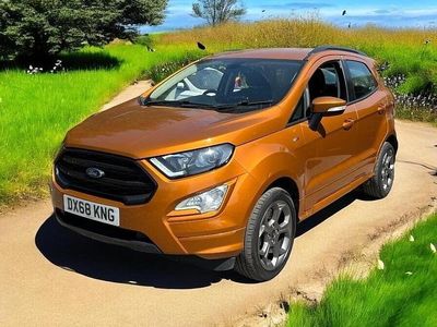 Orange Used 2018 Ford Ecosport ST-Line SUV | £6,995 (Fair price)