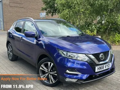 Used Nissan Qashqai N-Connecta 115 HP (84 kW) 2018 Blue SUV