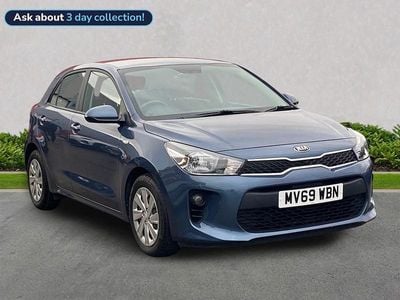 Blue Used 2019 Kia Rio Hatchback | £7,341 (Good price)
