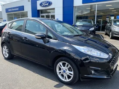 Used Ford Fiesta Zetec 82 HP (60 kW) 2014 Black Hatchback