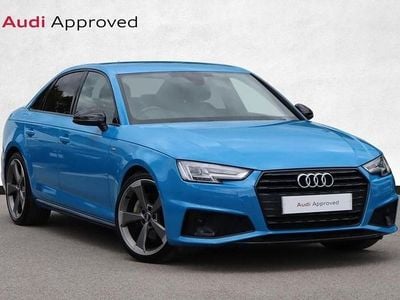 Blue Used 2019 Audi A4 Black Edition Sedan | £16,995 (Fair price)