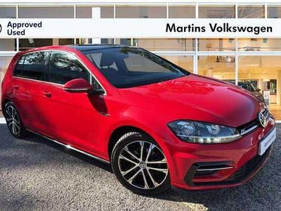 Red Used 2019 VW Golf VII R-line Hatchback | £19,495 (Fair price)
