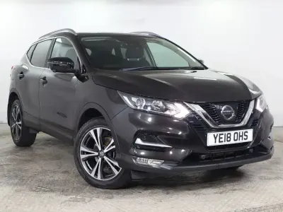 Used Nissan Qashqai N-Connecta 115 HP (84 kW) 2018 Black SUV