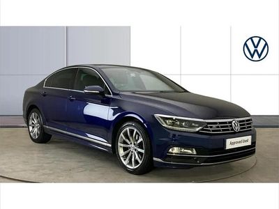 Blue Used 2019 VW Passat R-line Sedan | £15,160 (A bit pricey)