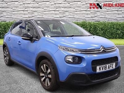 Used Citroën C3 Feel 2018 Blue Hatchback