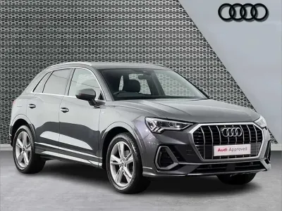 Używany Audi Q3 S-Line 150 KM (110 kW) 2021 Szary SUV
