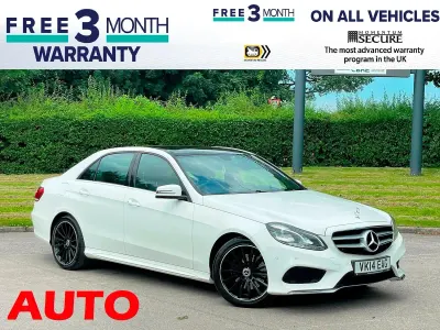 Used Mercedes E220 AMG 2014 White Sedan