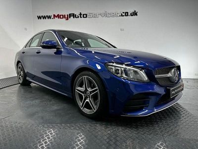 Used Mercedes C220 AMG Line Premium Plus 194 HP (142 kW) 2019 Blue Sedan