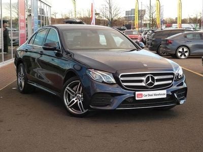 Blue Used 2017 Mercedes E220 AMG line Sedan | £16,999 (Good price)