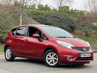 Used Nissan Note Acenta 90 HP (66 kW) 2014 Red Hatchback