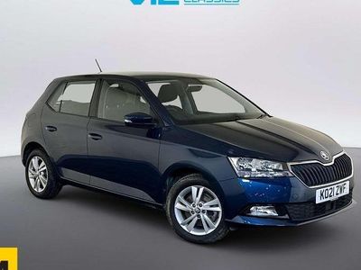 Used Skoda Fabia SE 95 HP (69 kW) 2021 Blue Hatchback