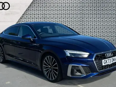 Used Audi A5 Sportback S-Line 204 HP (150 kW) 2023 Blue Hatchback