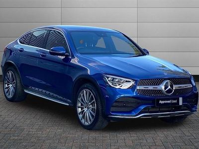 Used Mercedes GLC220 AMG Line Premium 194 HP (142 kW) 2022 Blue Coupe