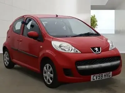 Used Peugeot 107 68 HP (50 kW) 2009 Red Hatchback