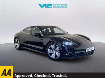 Begagnad Porsche Taycan Performance Package 389 kW (530 HK) 2022 Svart Sedan