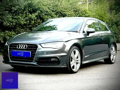 Used Audi A3 S-Line 125 HP (91 kW) 2014 Grey Hatchback