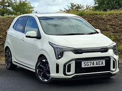 Used Kia Picanto GT-Line S 77 HP (56 kW) 2024 White Hatchback