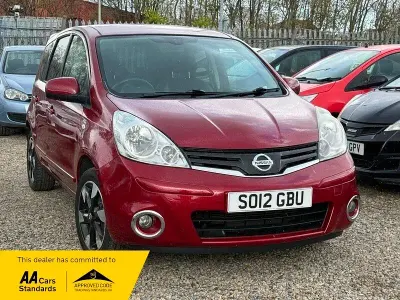 Used Nissan Note N-TEC 2012 Red Hatchback