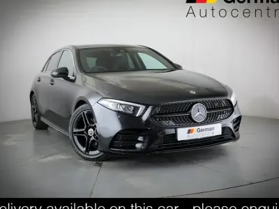 Used Mercedes A180 AMG line 136 HP (100 kW) 2018 Black Hatchback