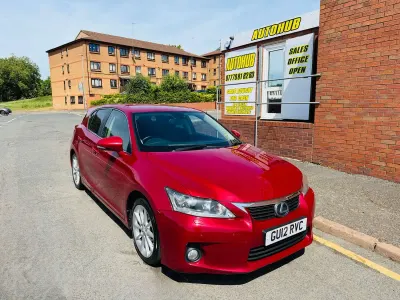 Used Lexus CT200h 2012 Red Hatchback