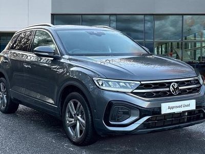 Indium grey metallic Used 2022 VW T-Roc R-line SUV | £21,802 (Fair price)